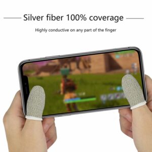 Mobile Phone PUBG Game Touch Screen Finger Sleeves Sweatproof Gloves