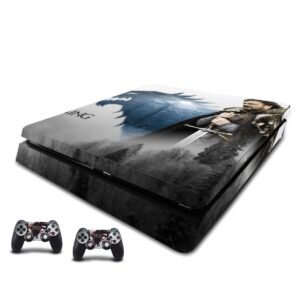 Skin for PS4 Console Controller Slim Disc Version Vynil Skins Stikers Game Of Thrones