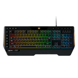 MEETION K9420 Gaming Keyboard RGB for PC Gamer USB 2.0 Wired Programming Macro Custom Knob Keyboard RGB