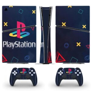 Skin for PS5 Console Controller Slim Disc Version Vynil Skins Stickers ,,Playstation 5"